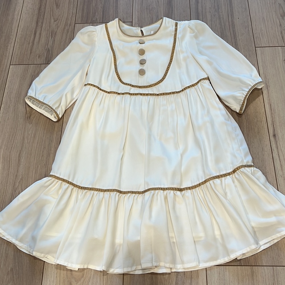 Erin Fetherston for Target Short Cream Baby Doll Dress